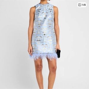 Cara Cara Paige Printed Mini Shift Dress